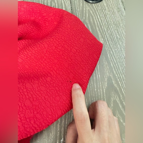 Rebecca Vallance Vibrant Red Mini Dress - Picture 8 of 16